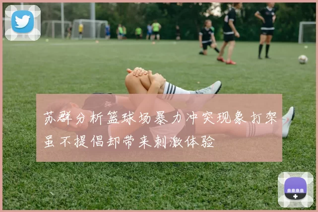 苏群分析篮球场暴力冲突现象打架虽不提倡却带来刺激体验